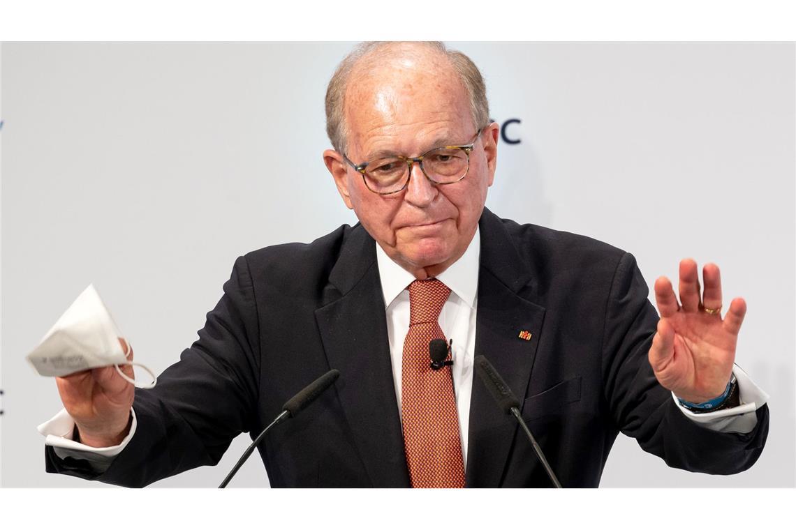 Er wollte anders mit dem Iran umgehen als sein Vorgänger. Jetzt hat MSC-Leiter Wolfgang Ischinger es sich anders überlegt. (Archivbild)