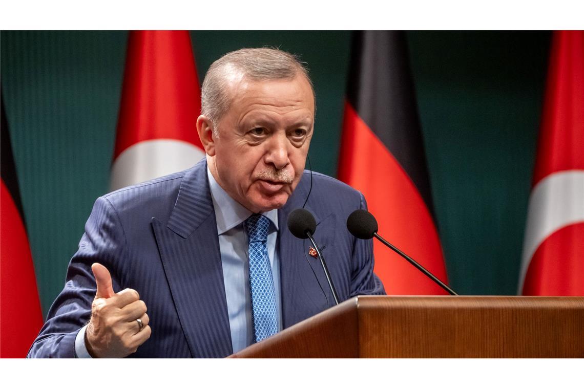 Erdogan widersprach Merz deutlich, als es um den Gaza-Krieg ging.