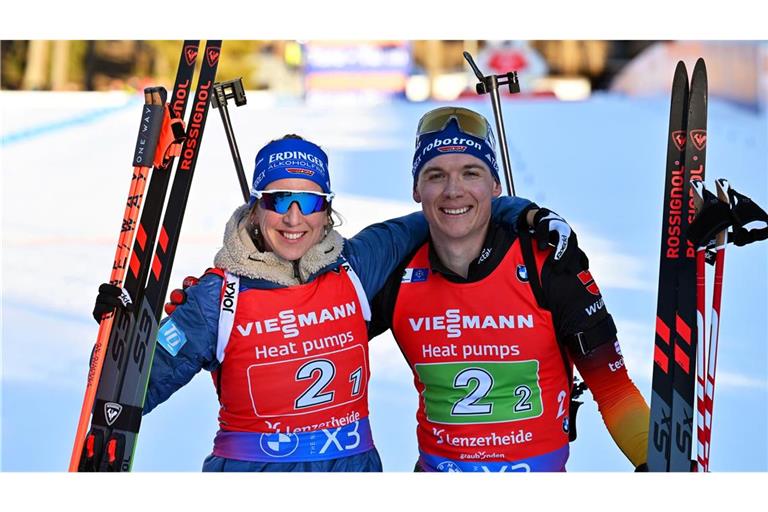 Erfolgreiches Duo: Franziska Preuß (l) und Justus Strelow.