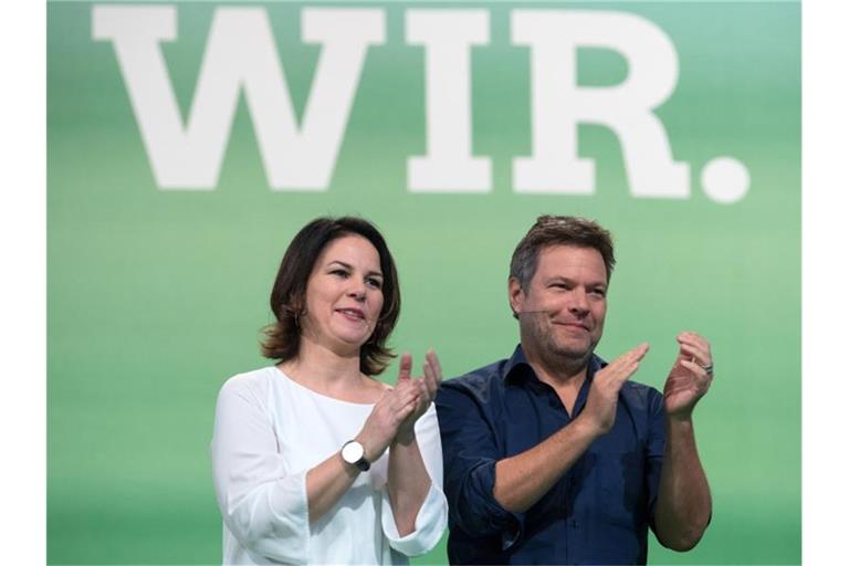 Erfolgsduo: Annalena Baerbock und Robert Habeck, die Bundesvorsitzenden von Bündnis 90/Die Grünen. Foto: Hendrik Schmidt