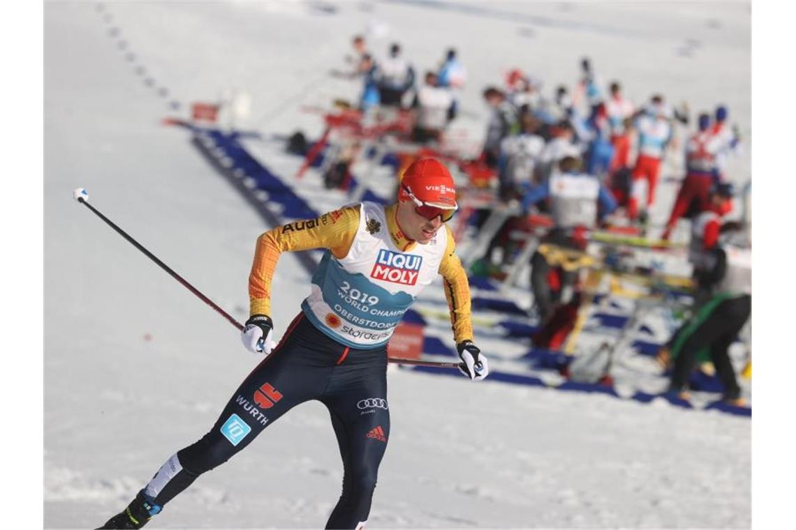 Eric Frenzel knüpfte nicht an die ganz großen Triumphe früherer Tage an. Foto: Karl-Josef Hildenbrand/dpa