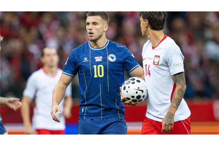 Ermedin Demirovic am Freitagabend beim Spiel in Polen