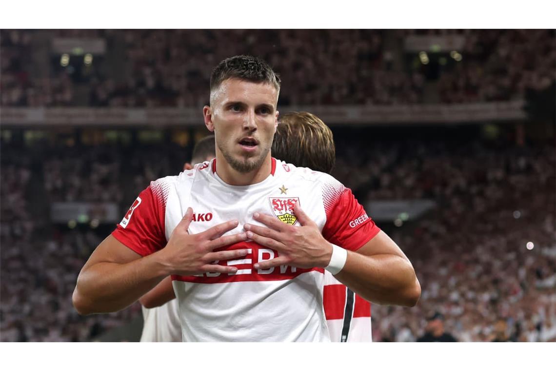 Ermedin Demirovic ist der Mittelstürmer des VfB.