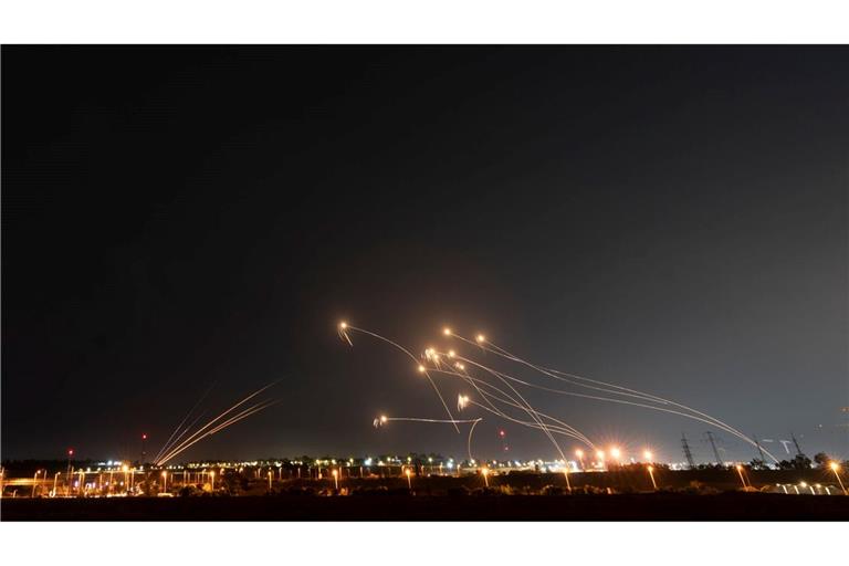 Erneut ist Israels Luftabwehr in der Nacht im Einsatz. (Archivbild)