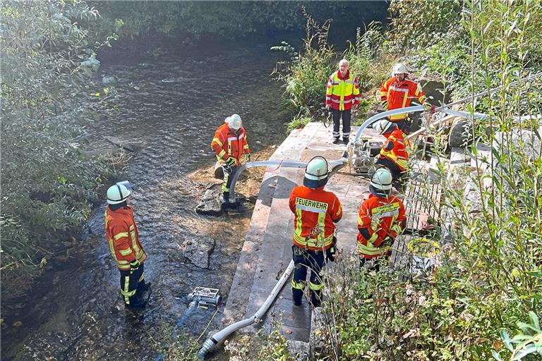 Ernstfall geprobt: Katastrophenschutzübung im oberen Murrtal. Foto: Landratsamt