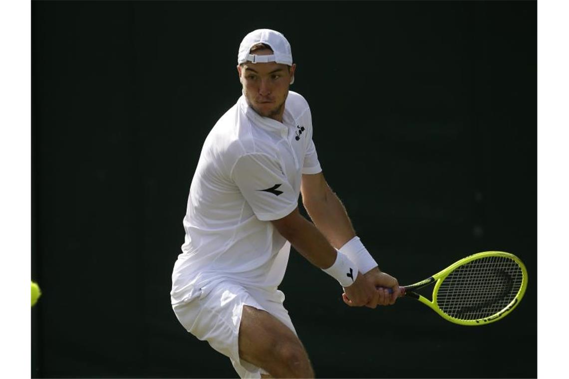 Erreichte die zweite Runde in Wimbledon: Jan-Lennard Struff. Foto: Tim Ireland/AP