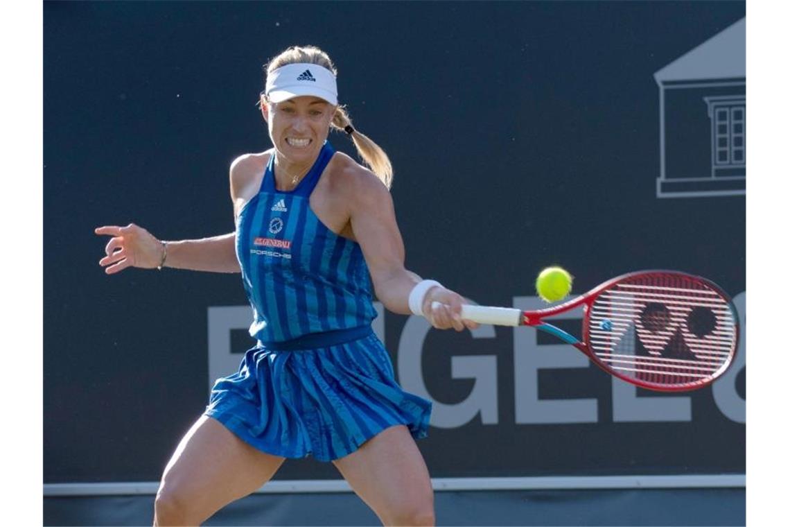 Kerber mit Chance auf ersten Titel seit Wimbledon-Coup Erreichte in Bad Homburg das Finale: Angelique Kerber. Foto: --/Paul Zimmer/Daniel Maurer/dpa/Archivbild