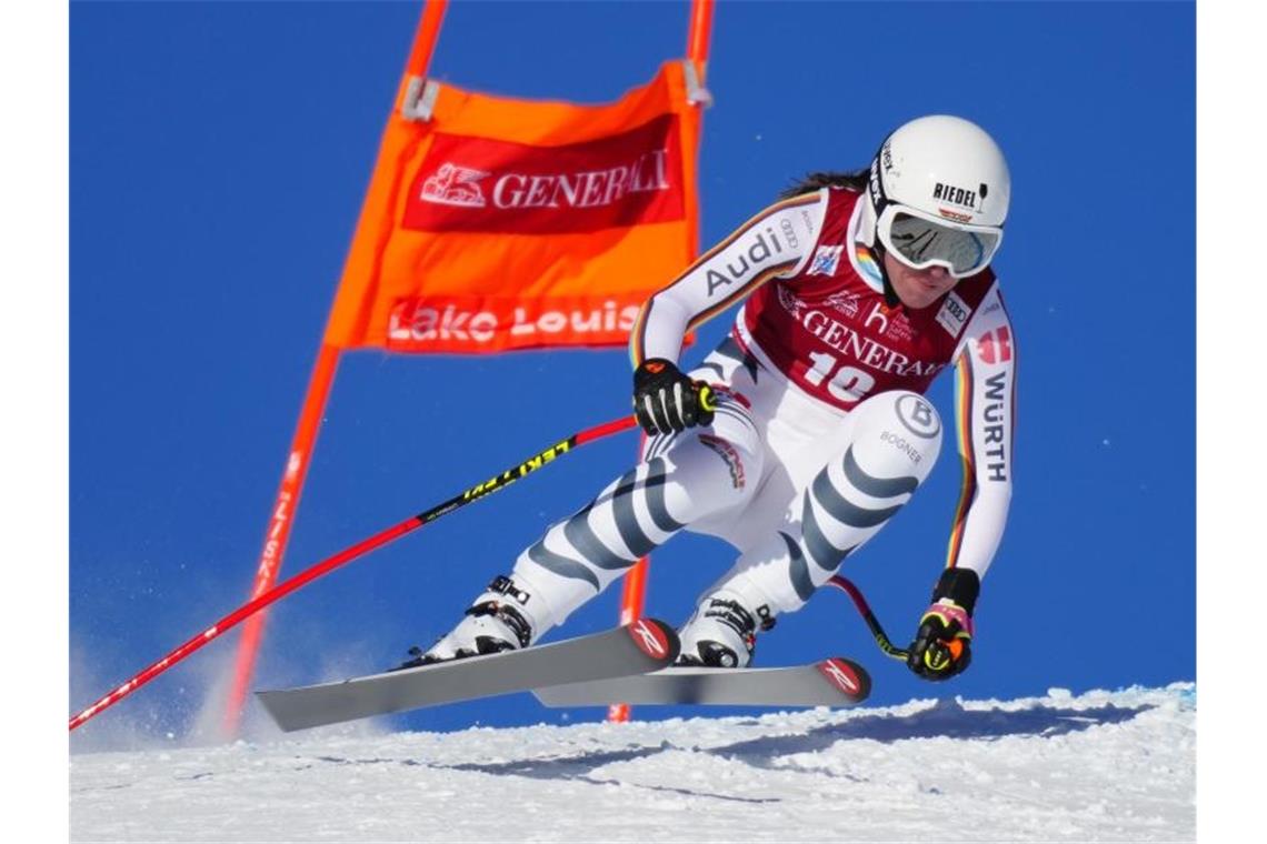 Erreichte in Lake Lousie die Olympianorm: Kira Weidle. Foto: Frank Gunn/The Canadian Press/AP/dpa