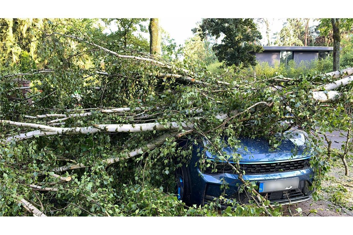 Unwetter ziehen über Teile Deutschlands