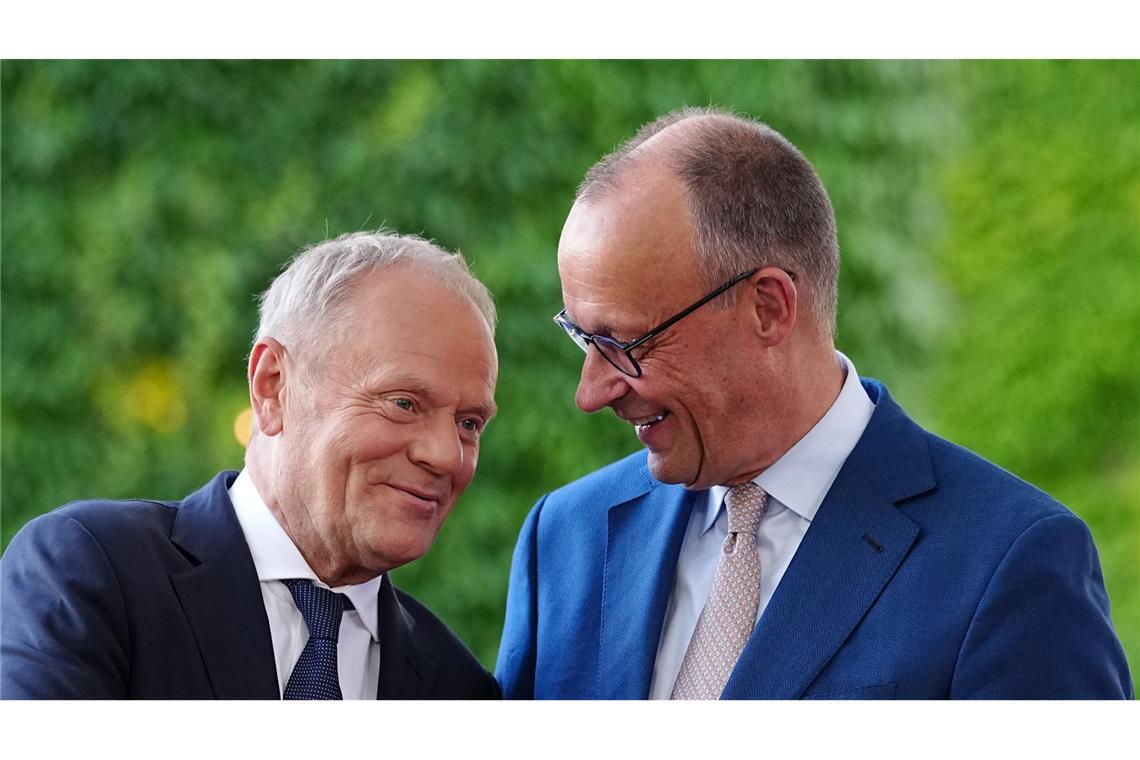 Erst Berlin, dann Danzig: Tusk und Merz treffen sich in wenigen Stunden zweimal.