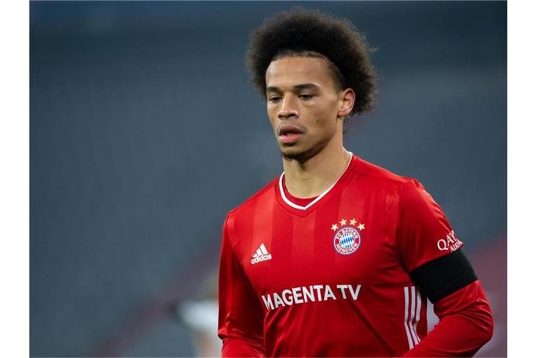 Erst eingewechselt, dann ausgewechselt: Bayern-Star Leroy Sané. Foto: Sven Hoppe/dpa