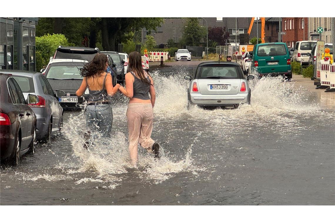 Erst extreme Hitze, dann reichlich Wasser.