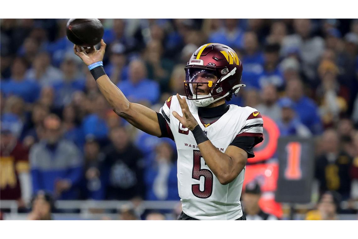 Commanders schocken St. Browns Lions in NFL-Playoffs Erste Saison, zweiter Playoff-Sieg, nur einen Erfolg vom Super Bowl entfernt: Jayden Daniels überzeugte erneut.