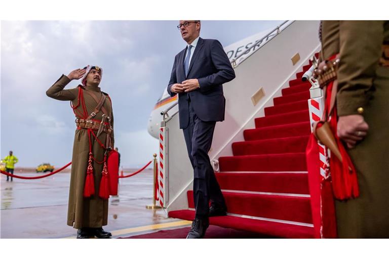 Erste Station der Nahost-Reise ist Jordanien.