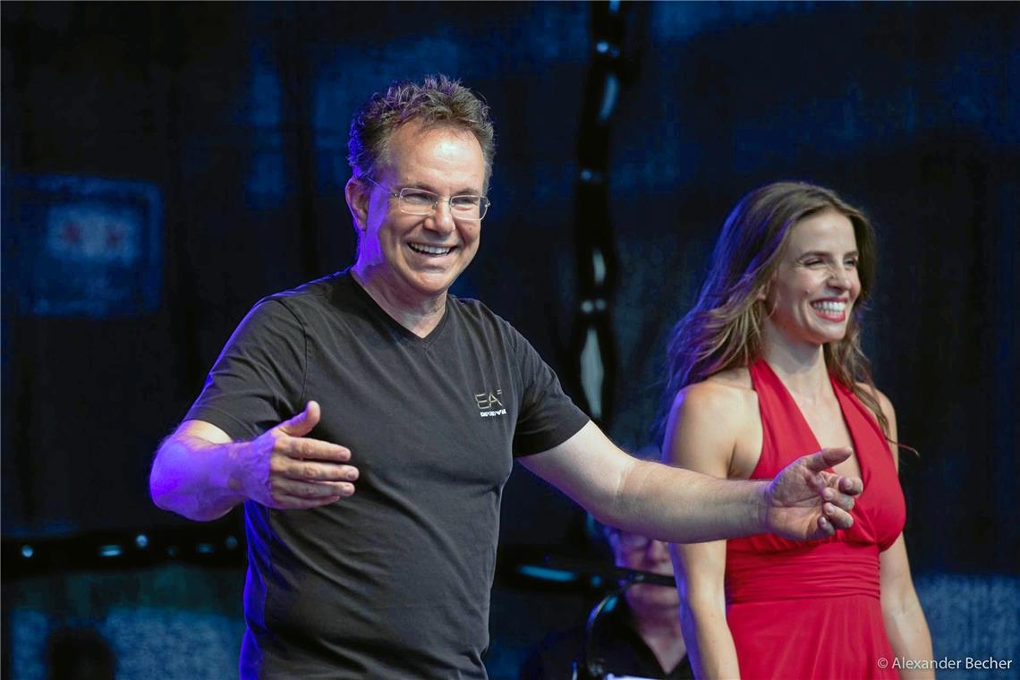 Erstes Konzert im Backnanger Kultursommer auf der Marktplatzbühne.