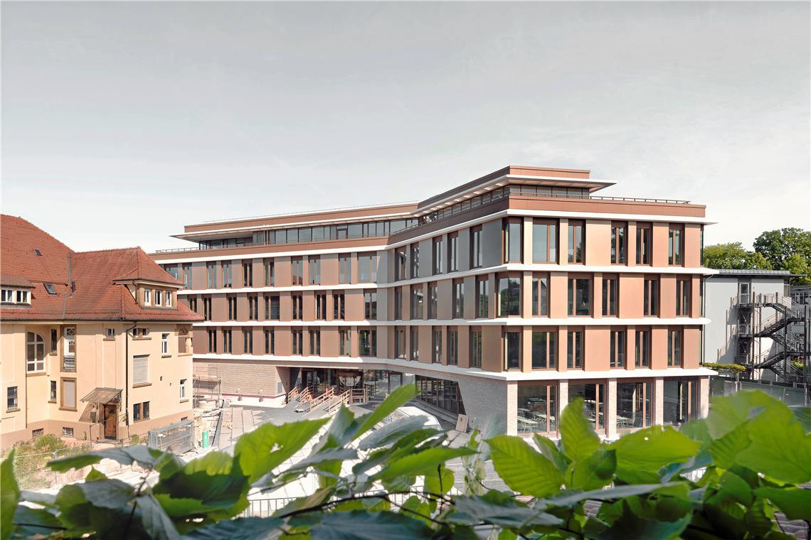Erweiterungsbau Landratsamt Rems-Murr-Kreis, Waiblingen, außen. Architektur: a+r...