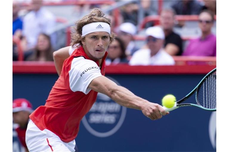 Erwischte ein einfaches Auftaktlos bei den US Open: Alexander Zverev. Foto: Paul Chiasson/The Canadian Press
