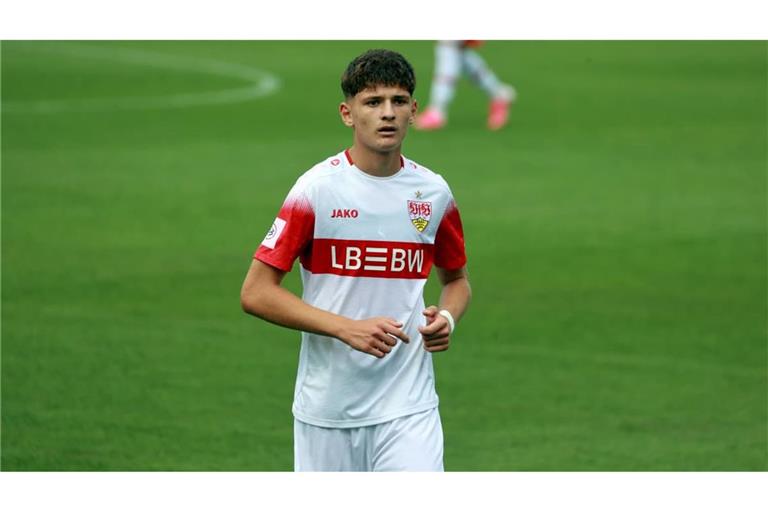 Erzielte das 2:2 bei Jahn Regensburg: Almand Idrizi von der U 19 des VfB.