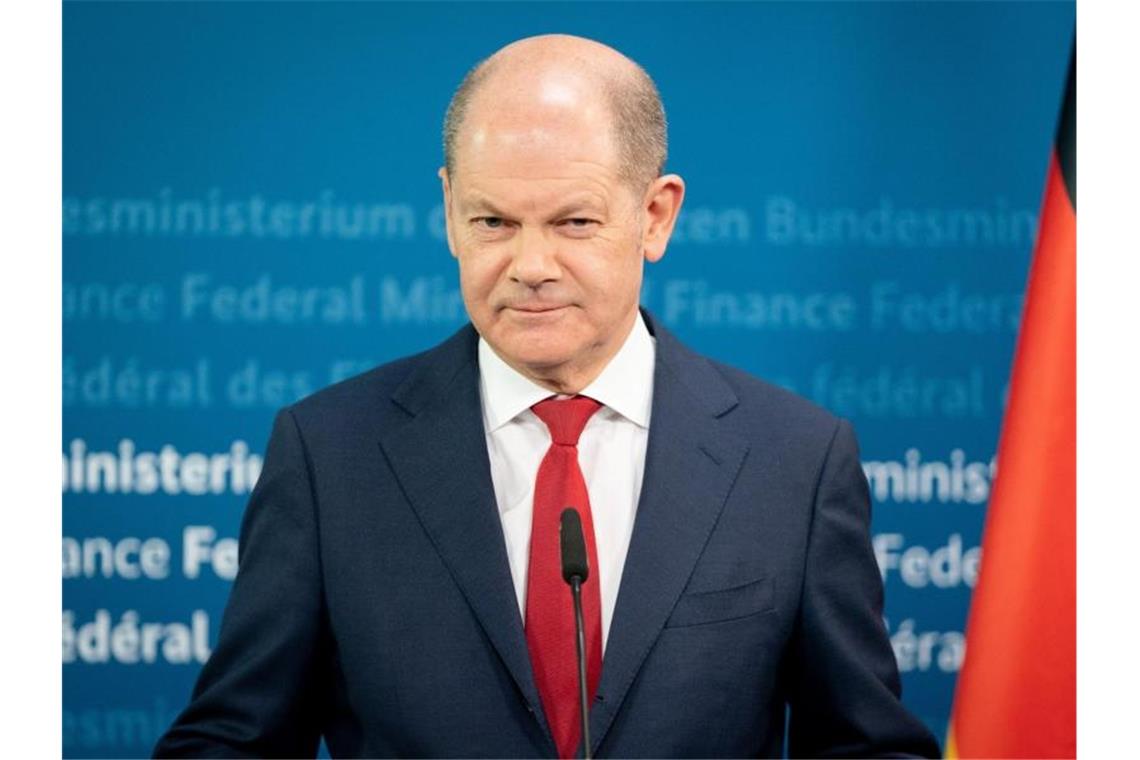 Amazon und Co sollen zahlen: Scholz erwartet baldige Lösung Es bestehe Einigkeit, die „Jahrhundertreform“ des internationalen Unternehmenssteuerrechts bis zum Sommer festzuzurren, sagte Bundesfinanzminister Olaf Scholz. Foto: Kay Nietfeld/dpa