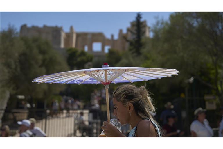 Es ist heiß in Athen.