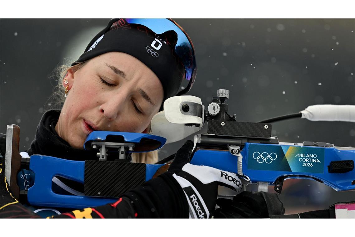 "Es wackelt nur noch": Franziska Preuß scheiterte in Antholz an ihren Nerven. (Archivbild)