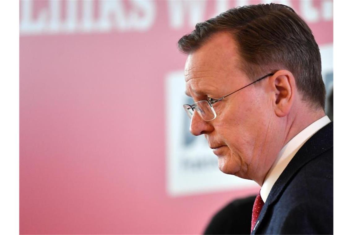Ramelow lehnt Expertenregierung für Thüringen ab „Es wäre gut, wenn die Berliner Parteizentralen jetzt mal stiller wären“, sagt Bodo Ramelow. Foto: Martin Schutt/dpa-Zentralbild/dpa