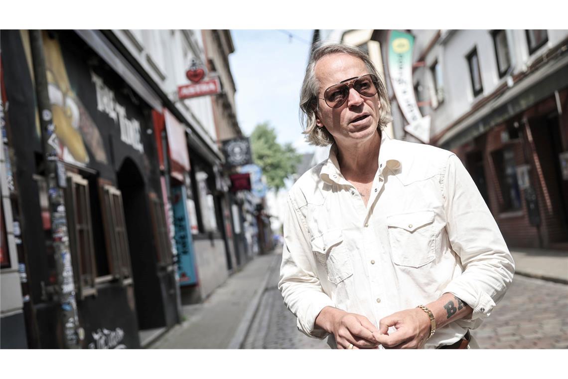 "Es war ja nicht nur Rotlicht und Ganoven. Es gab dieses warmherzige Miteinander", sagt Michel Ruge über seine Heimat St. Pauli.