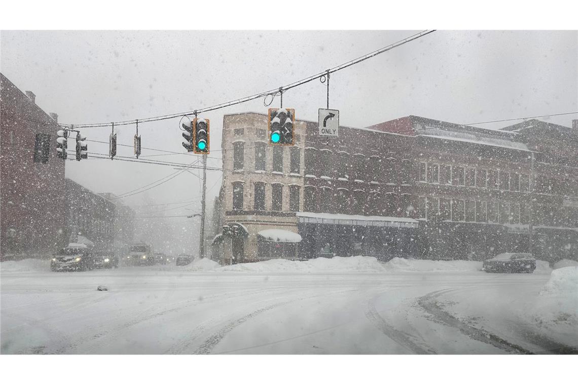Es werden massive Schneefälle in den USA erwartet.