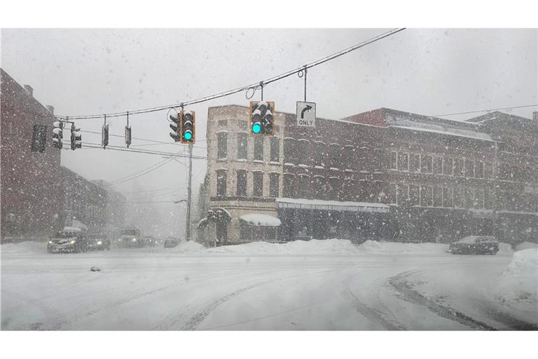 Es werden massive Schneefälle in den USA erwartet.