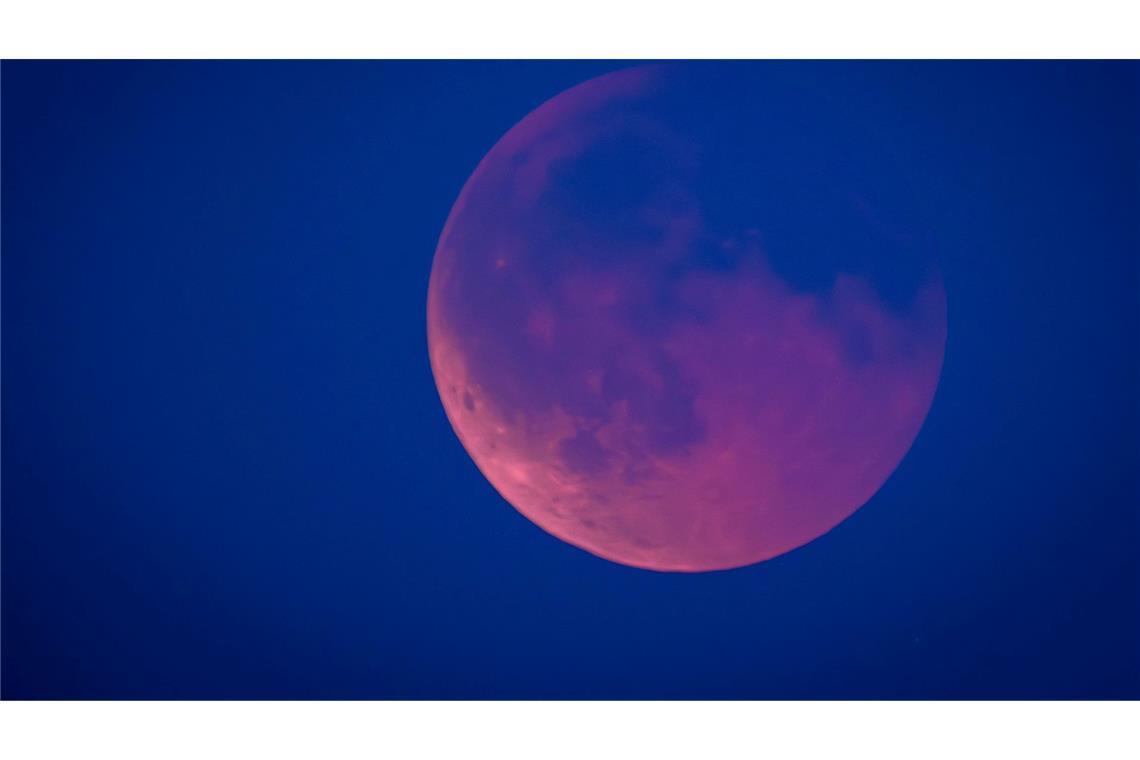Es wird eine Mondfinsternis erwartet. (Archivbild)