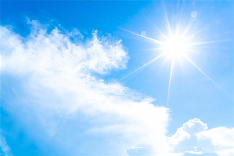 Es wird nochmal sonnig diese Woche.