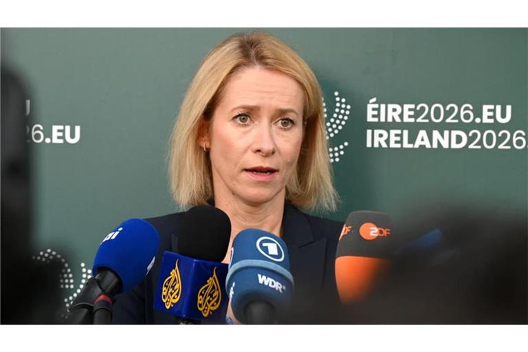 EU-Außenbeauftragte Kaja Kallas , Hohe Vertreterin der Union für Außen- und Sicherheitspolitik sowie Vizepräsidentin der Europäischen Kommission Europäische Union, kommt zum Informellen Treffen der Verteidigungsminister der EU-Staaten.