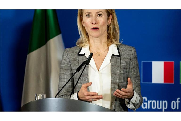 EU-Chefdiplomatin Kaja Kallas will mit Sanktionen Russlands Fähigkeit zur Kriegsführung einschränken.