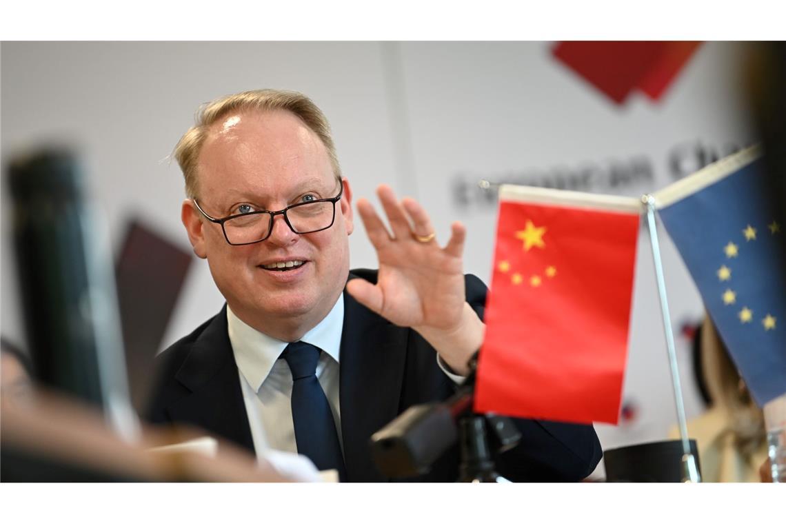 EU-Kammerpräsident Eskelund sieht bei China Handlungsbedarf. (Archivbild)
