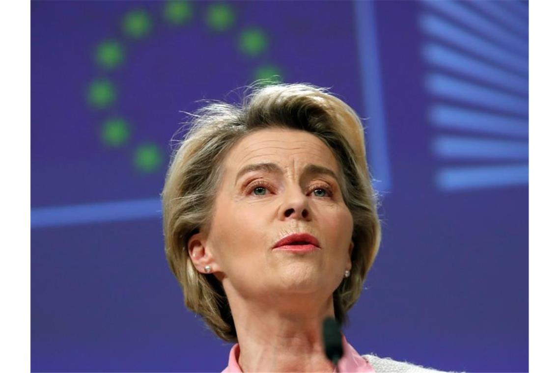 EU-Kommissionschefin Ursula von der Leyen. Foto: Francisco Seco/Pool AP/dpa