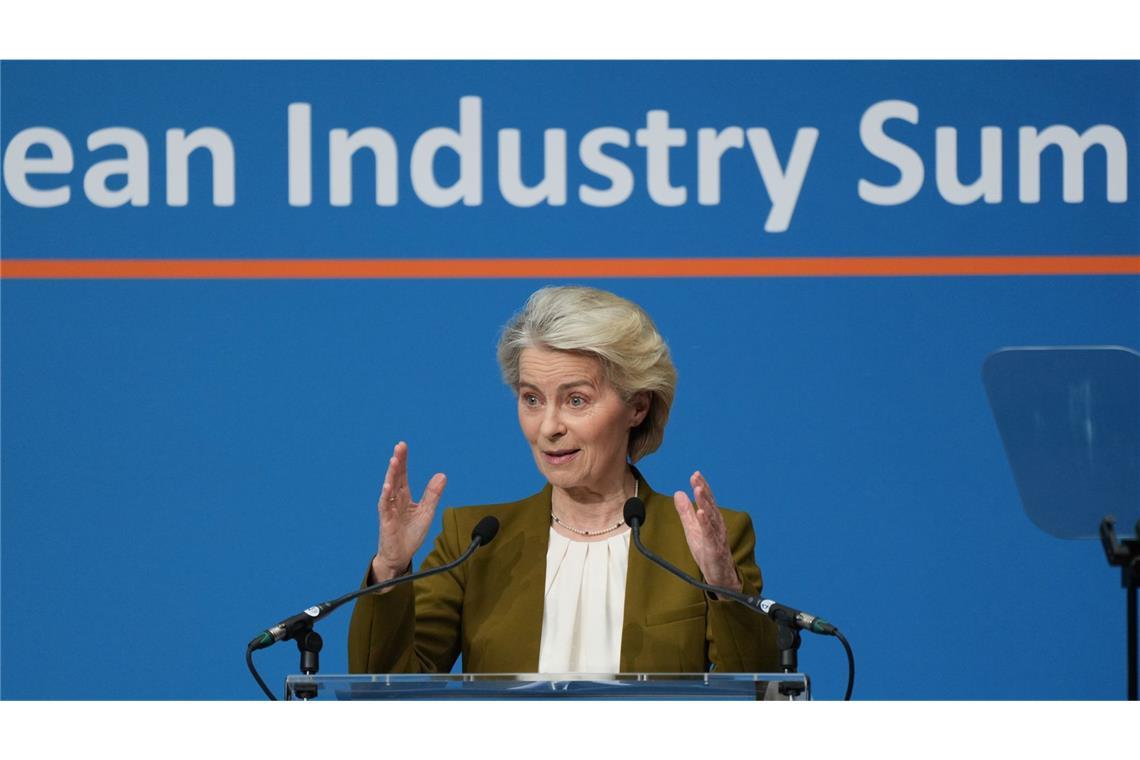 EU-Kommissionspräsidentin Ursula von der Leyen