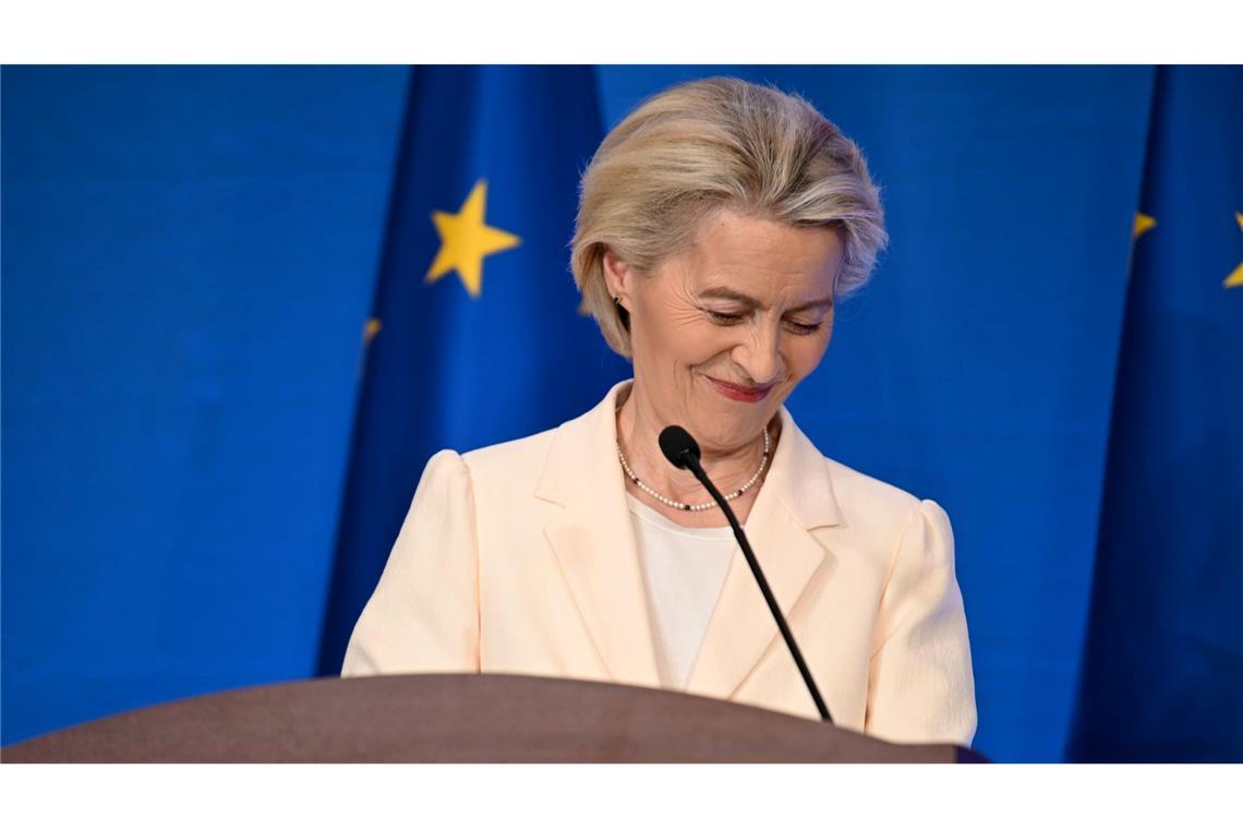 EU-Kommissionspräsidentin Ursula von der Leyen warnte China vor Gegenmaßnahmen beim Thema Handel.