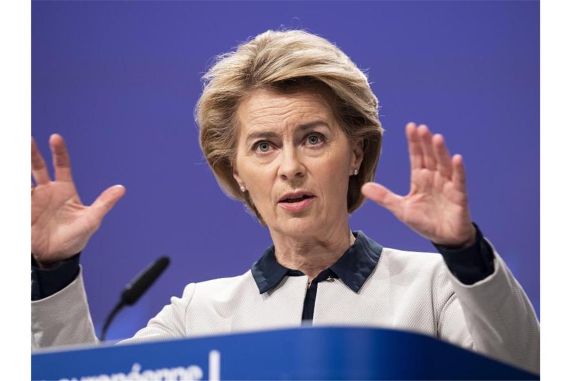 EU-Kommissionspräsidentin Ursula von der Leyen will die Milliarden aus dem geplanten europäischen Wiederaufbaufonds mit Reformen verbinden. Foto: Lukasz Kobus/European Commission/dpa