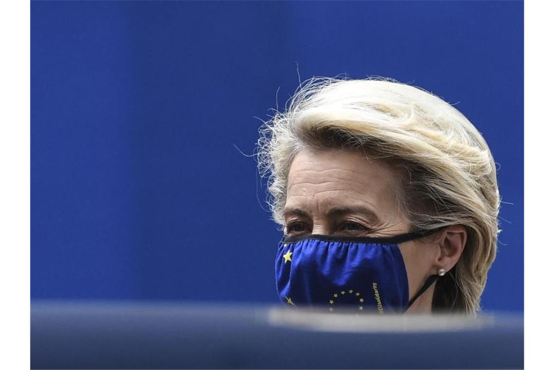 EU-Kommissionspräsidentin Ursula von der Leyen: „Wir werden nicht neu verhandeln“. Foto: John Thys/Pool AFP/AP/dpa