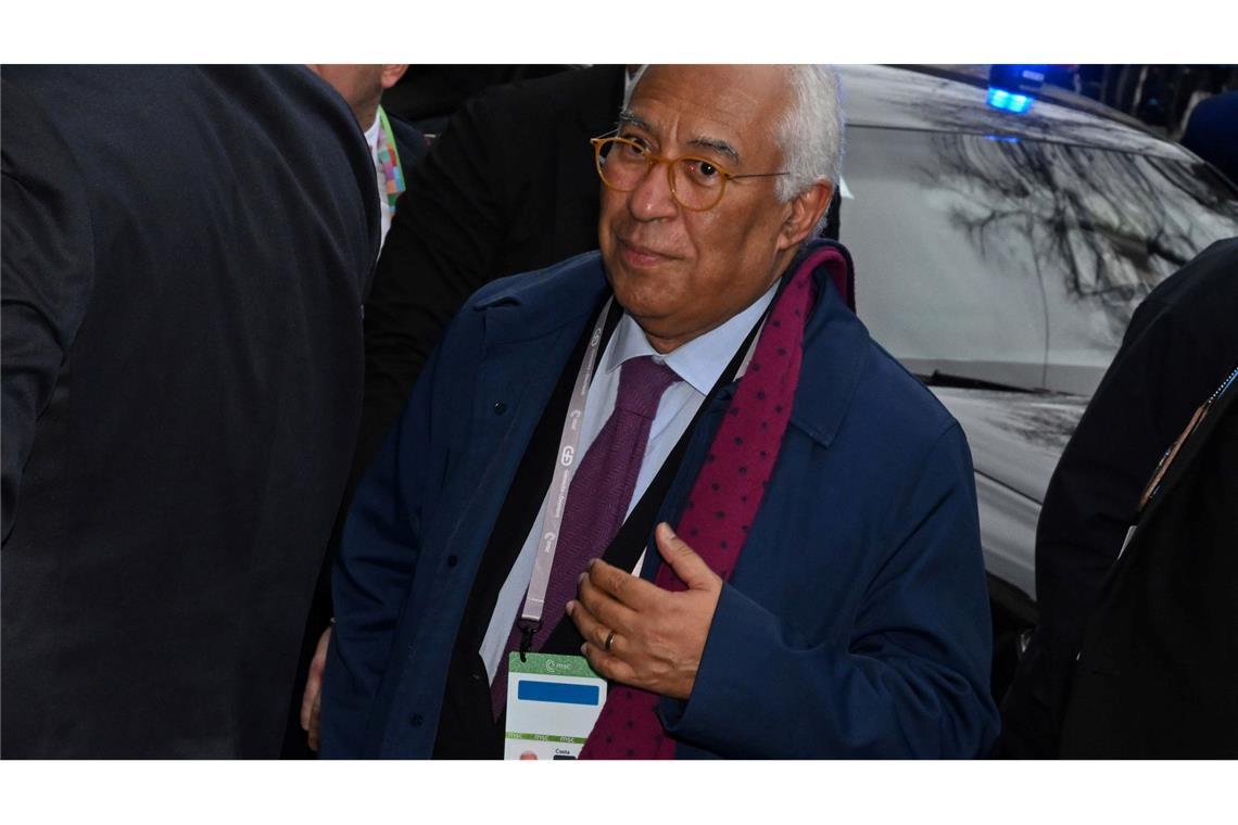 EU-Ratspräsident António Costa