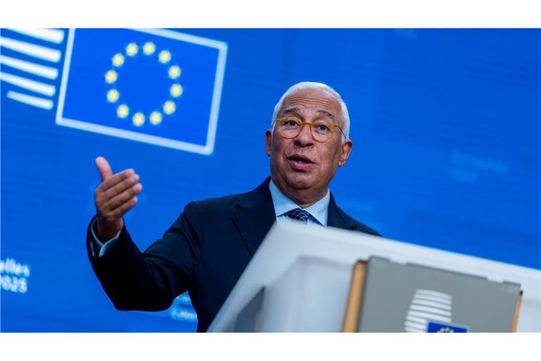 EU-Ratspräsident António Costa verurteilt das Vorgehen der USA. (Archivbild)
