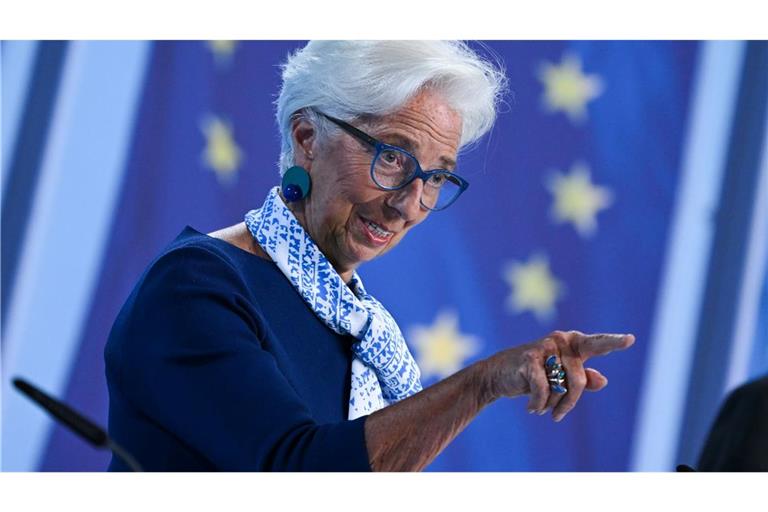 Europa hat es nach Ansicht von EZB-Präsidentin Lagarde selbst in der Hand, sein Wachstum in einer Welt im Umbruch zu sichern. (Archivbild)