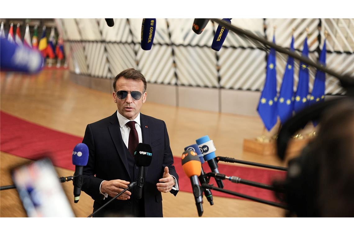 Europa könne sich Respekt verschaffen, wenn es bedroht werde, meint Frankreichs Präsident Emmanuel Macron.