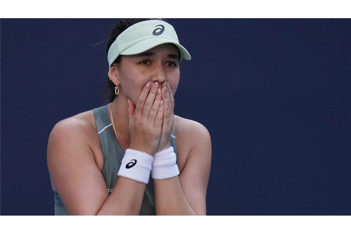 Eva Lys steht erstmals im Viertelfinale eines WTA-1000er-Turniers.