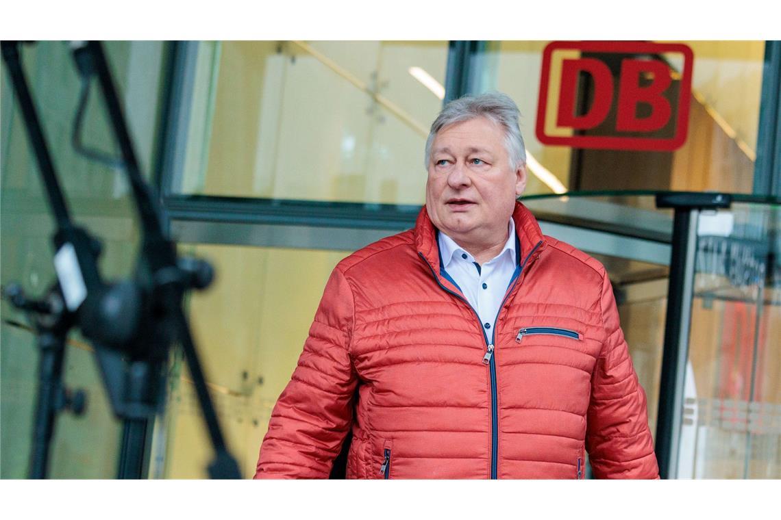 EVG-Chef Martin Burkert ist mit den Ergebnissen des Treffens nicht zufrieden.