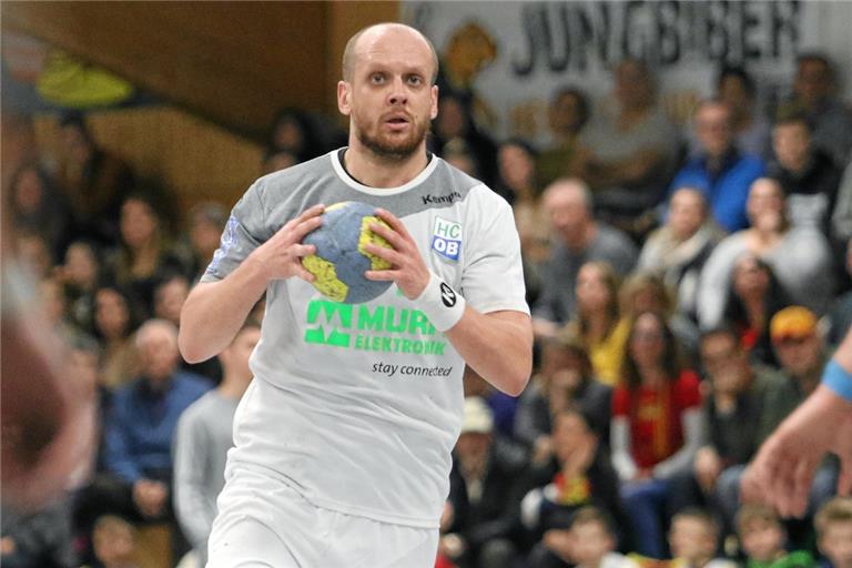 Evgeni Prasolov hat im Rückraum des Handball-Drittligisten HC oppenweiler/Backnang für viel Betrieb gesorgt. Foto: A. Hornauer