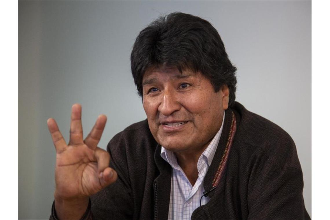 Evo Morales, Ex-Präsident von Bolivien, im dpa-Interview. Foto: Jair Cabrera Torres/dpa