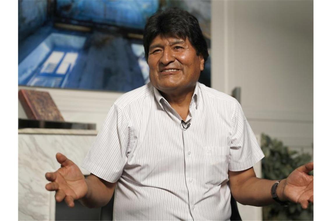 Evo Morales, Ex-Präsident von Bolivien, im Exil in Mexiko. Foto: Eduardo Verdugo/AP/dpa