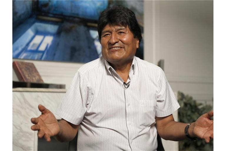 Evo Morales, Ex-Präsident von Bolivien, im Exil in Mexiko. Foto: Eduardo Verdugo/AP/dpa