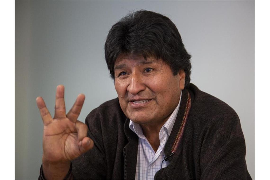 Evo Morales ist im November als Präsident von Bolivien zurückgetreten und lebt im Exil in Argentinien. Foto: Jair Cabrera Torres/dpa
